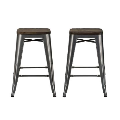 Picture of DHP Fusion Backless Counter Stool, Charcoal