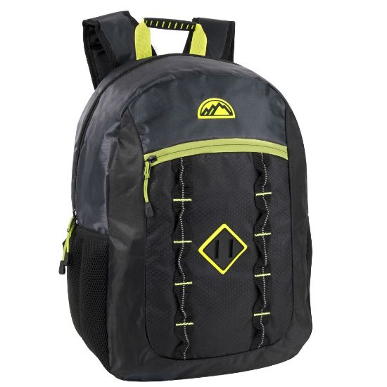 Picture of Mountain Edge Deluxe Backpack With 17in Laptop Pocket, Gray