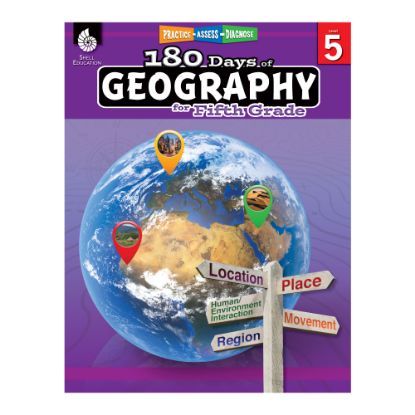 Picture of Shell Education 180 Days Of Geography, Grade 5