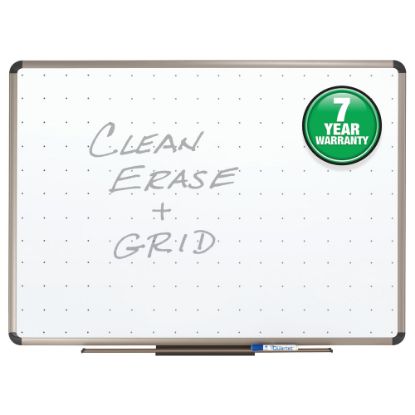 Picture of Quartet Prestige Euro Total Erase Dry-Erase Whiteboard, 18in x 24in, Metal Frame With Titanium Finish