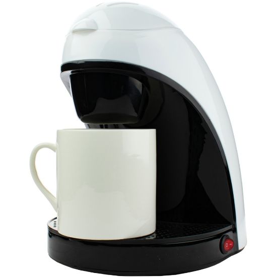 Picture of Brentwood Single-Cup Coffee Maker, White, BTWTS112W