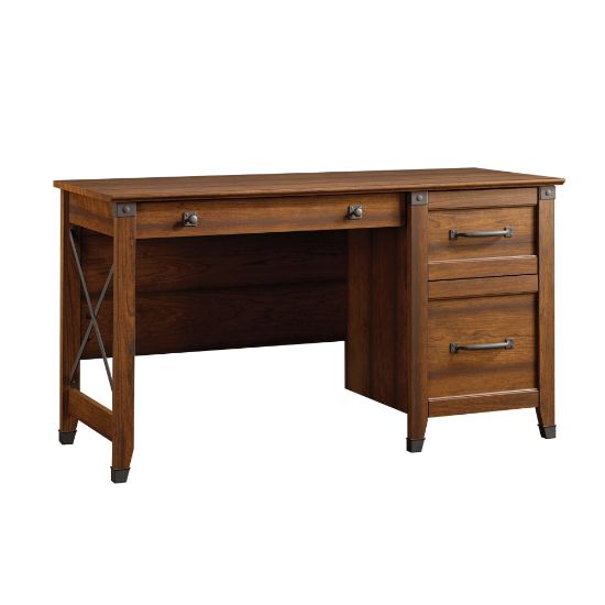 Picture of Sauder Carson Forge 54inW Computer Desk, Washington Cherry