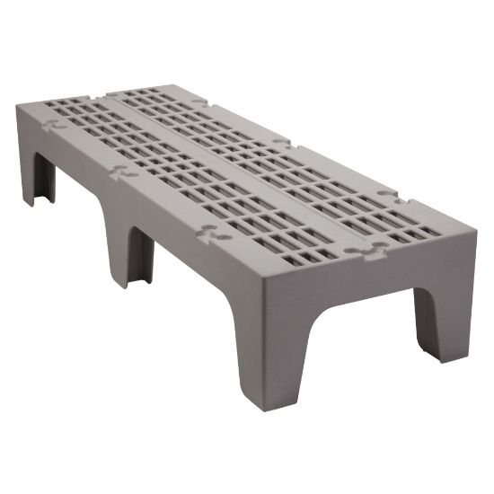 Picture of Cambro Vented Dunnage Rack, 12inH x 21inW x 60inD, Speckled Gray