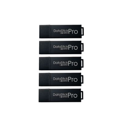 Picture of Centon DataStick Pro USB Flash Drives, USB 3.0, 64GB, Black, Pack Of 5, S1-U3P6-64G-5B