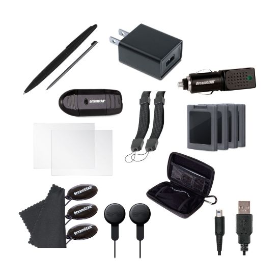 Picture of DreamGear 20-In-1 Essentials Kit For Nintendo 3DS XL