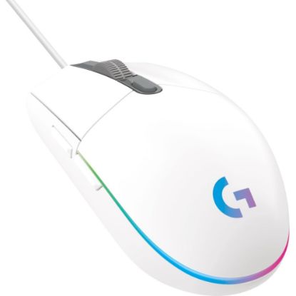 Picture of Logitech G203 LIGHTSYNC Wired Gaming Mouse, White, 910-005791