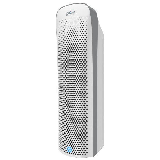 Picture of Pure Enrichment PureZone Elite 4-In-1 HEPA Tabletop Air Purifier, 190 Sq. Ft. Coverage, 25in x 7in, White