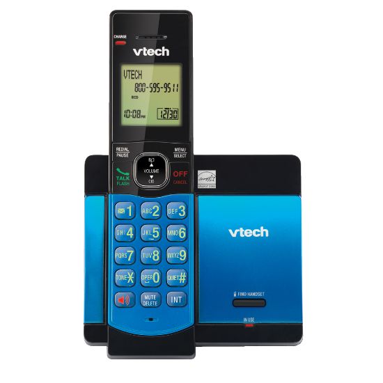 Picture of VTech CS5119-15 Blue DECT 6.0 Cordless Phone with Caller ID/Call Waiting