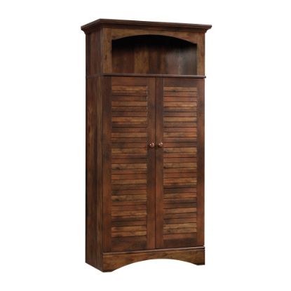 Picture of Sauder Harbor View Storage Cabinet, 3 Shelves, Curado Cherry