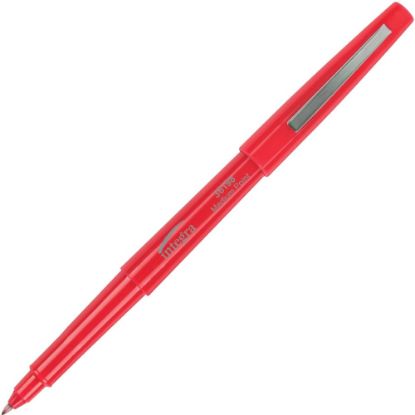 Picture of Integra Medium-point Pen - Medium Pen Point - Red Water Based Ink - Red Barrel - 12 / Dozen