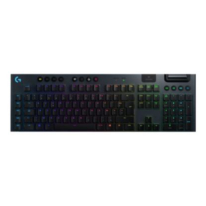 Picture of Logitech G915 Lightspeed Wireless RGB Mechanical Gaming Keyboard - Wireless - Bluetooth/Wi-Fi - USB Interface Volume Control, Play/Pause, Skip, Mute, G-Key Hot Key(s) - Black