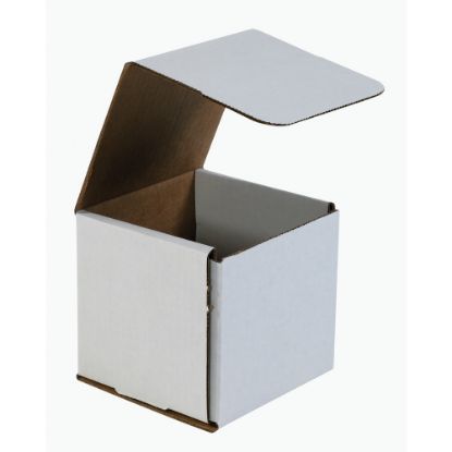 Picture of Partners Brand White Corrugated Mailers, 5in x 5in x 5in, Pack Of 50