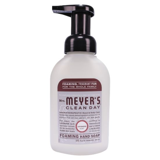 Picture of Mrs. Meyers Clean Day Foam Hand Soap, Lavender Scent, 10 Oz, Carton Of 6 Bottles