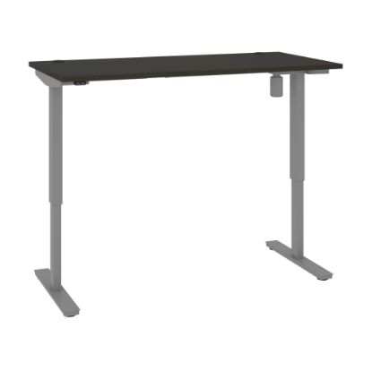 Picture of Bestar Upstand Electric 72inW Standing Desk, Deep Gray