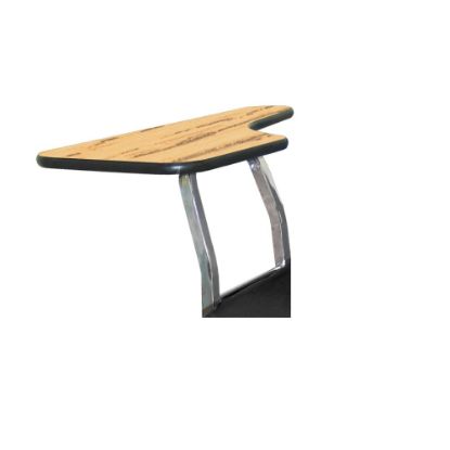 Picture of National Public Seating Tablet Arm, For 8100 Polyshell Chairs, Right Hand, Oak