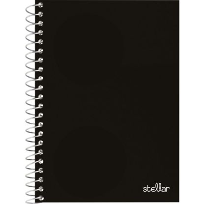 Picture of Office Depot Brand Stellar Poly Notebook, 4-1/2in x 7in, 1 Subject, College Ruled, 100 Sheets, Black