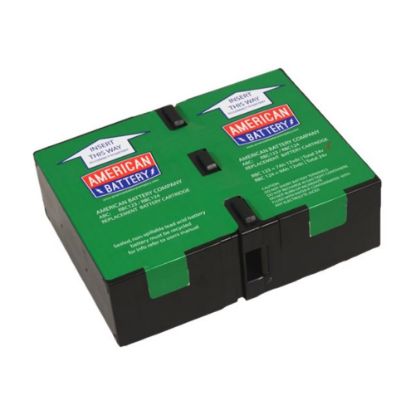 Picture of ABC RBC123 - UPS battery (equivalent to: APC RBC123) - 2 x battery - lead acid - 7 Ah - for P/N: BR900G-AR, BX1350M-LM60, SMT750RM2UC, SMT750RM2UNC, SMT750RMI2UC, SMT750RMI2UNC