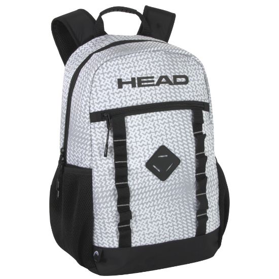 Picture of HEAD Backpack With 17in Laptop/Tablet Pocket, Gray Texture