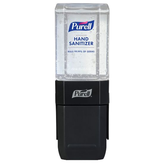 Picture of Purell ES1 Hand Sanitizer Dispenser & Refill Kits, 5-13/16inH x 3-1/8inW x 5-15/16inD, Graphite, Set Of 6 Kits