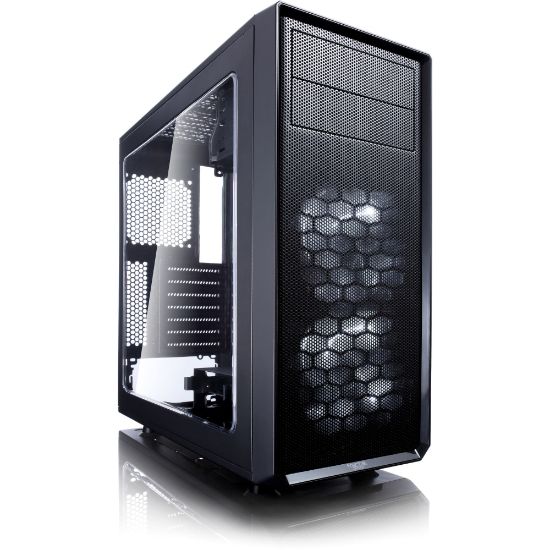 Picture of Fractal Design Focus G Computer Case with Side Window - Mid-tower - White - 5 x Bay - 2 x 4.72in x Fan(s) Installed - ATX, Micro ATX, ITX Motherboard Supported - 6 x Fan(s) Supported