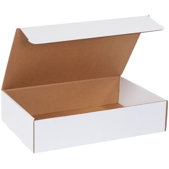 Picture of Partners  Brand White Literature Mailers, 17 1/8in x 11 1/8in x 4in, Pack Of 50