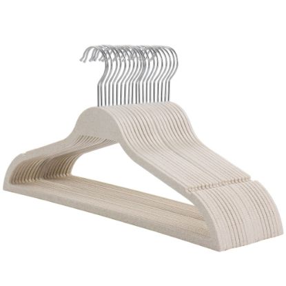 Picture of Elama Home Coat Hangers, Wheat, Pack Of 20 Hangers