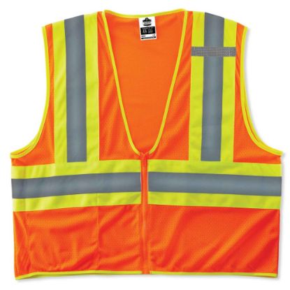 Picture of Ergodyne GloWear Safety Vest, Economy 2-Tone, Type-R Class 2, X-Small, Orange, 8229Z