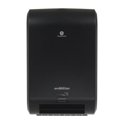 Picture of enMotion Flex by GP PRO, Automated Touchless Paper Towel Dispenser, 59762, 13.32in x 8.16in x 20.83in, Black, 1 Dispenser