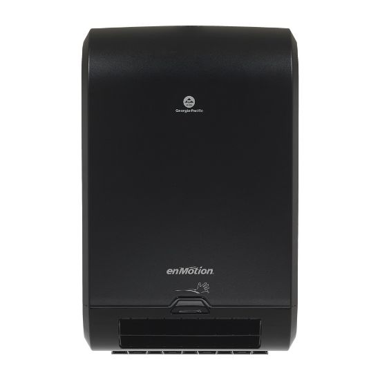 Picture of enMotion Flex by GP PRO, Automated Touchless Paper Towel Dispenser, 59762, 13.32in x 8.16in x 20.83in, Black, 1 Dispenser