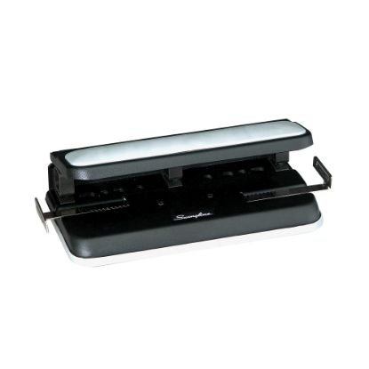 Picture of Swingline Easy-Touch Heavy-Duty Paper Punch, Black