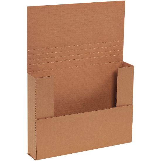 Picture of Partners Brand Multi-Depth Easy-Fold Mailers, 11 1/8in x 8 5/8in x 2in, Kraft, Pack Of 50