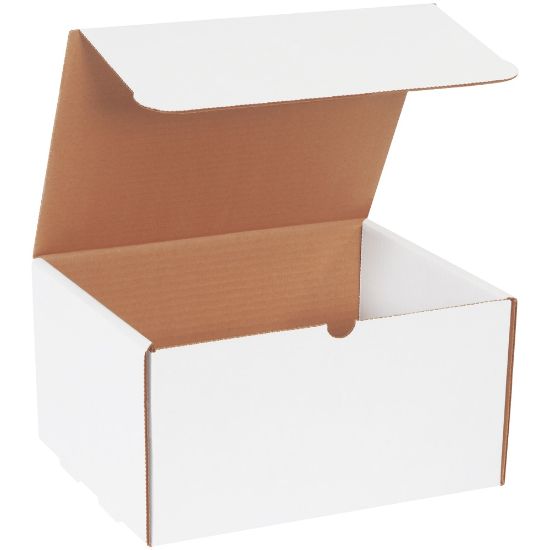 Picture of Partners Brand White Literature Mailers, 11 1/8in x 8 3/4in x 6in, Pack Of 50