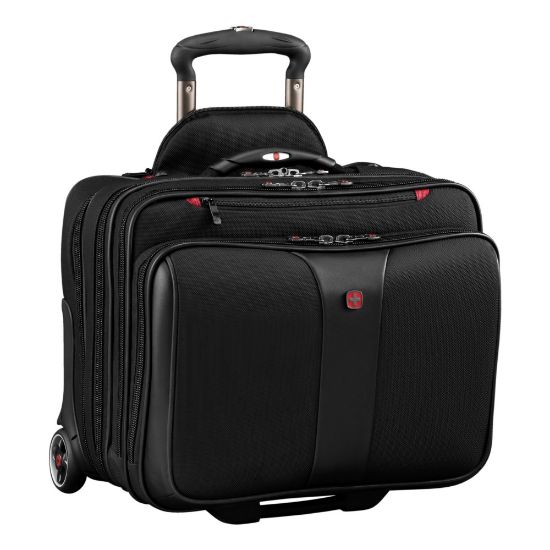 Picture of Wenger Patriot II Polyester Rolling 2-Piece Business Luggage Set, Black