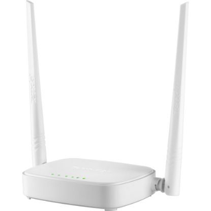 Picture of Tenda N301 N300 Wireless Easy Setup Router - 2.40 GHz ISM Band - 2 x Antenna(2 x External) - 37.50 MB/s Wireless Speed - 3 x Network Port - 1 x Broadband Port - Fast Ethernet - VPN Supported - Desktop