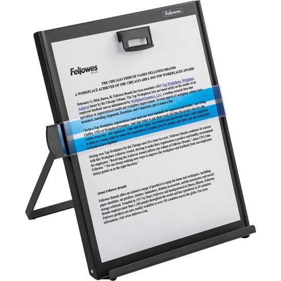 Picture of Fellowes Kopy-Aid Metal Copyholder, Black