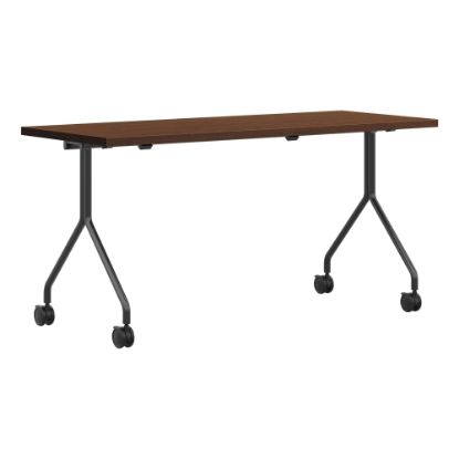 Picture of HON Between Nesting Table, 60inH x 30inW x 29inD, Shaker Cherry/Black