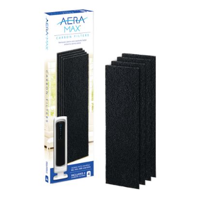 Picture of Fellowes AeraMax Carbon Filters, Small, 4-3/8in x 16-7/16in, Pack Of 4 Filters