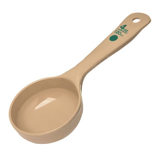 Picture of Measure Miser Solid Short-Handle Measuring Spoons, 4 Oz, Beige, Pack Of 12