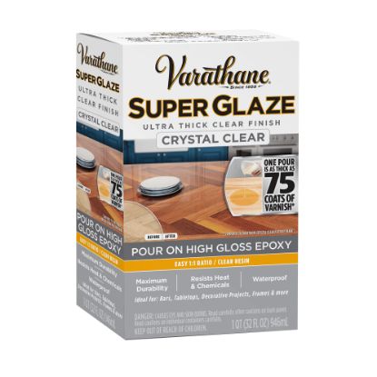 Picture of Varathane Super Glaze, 32 Oz, Crystal Clear Gloss, Pack Of 3 Boxes