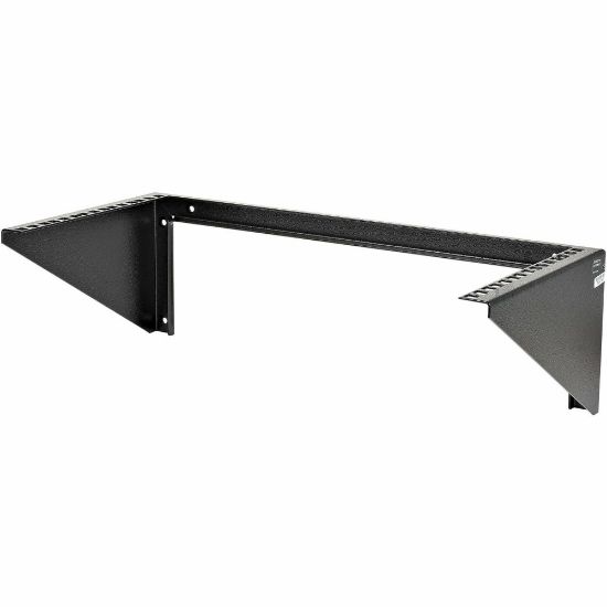 Picture of StarTech.com 5U Vertical Wall Mount Rack, 19in Wall Mounting Bracket, Open Low Profile Network/Server Room/Data/AV/IT/Patch Panel/Equipment