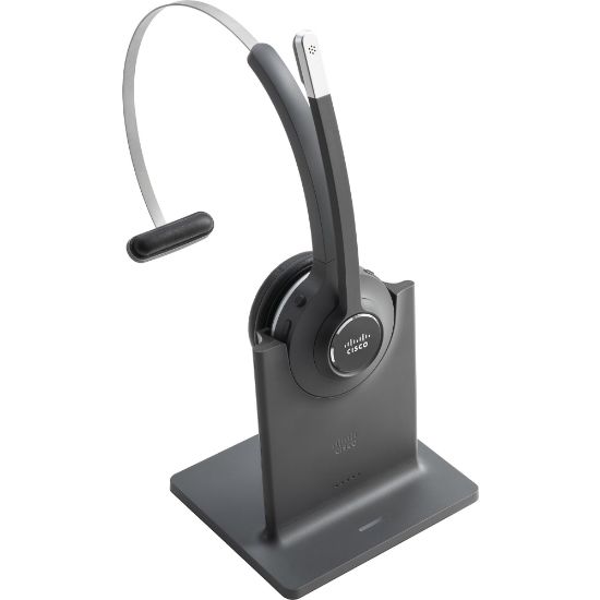 Picture of Cisco 561 Headset - Mono - Wireless - Bluetooth - Over-the-head - Monaural - Supra-aural