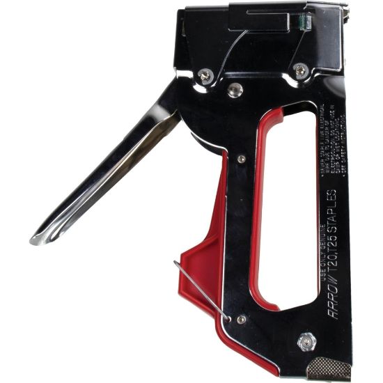 Picture of Arrow T2025 Dual-Purpose Attacker Staple Gun And Wire Tacker, Red