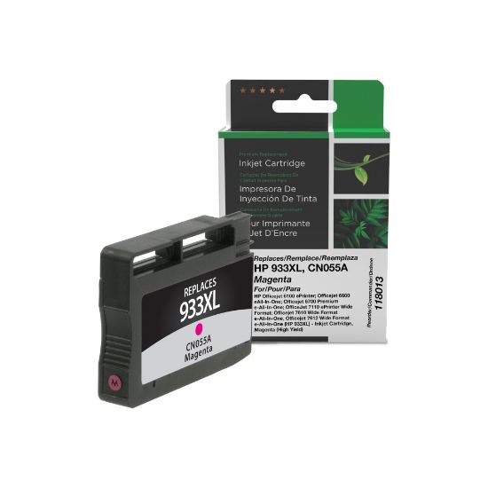 Picture of West Point Remanufactured Magenta High-Yield Ink Cartridge Replacement For HP 933XL, CN055A