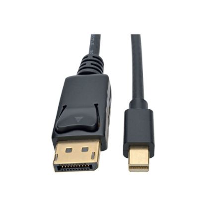 Picture of Tripp Lite Mini DisplayPort to DisplayPort 1.2 Adapter Cable 4K @ 60Hz 10ft