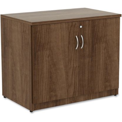 Picture of Lorell Essentials 36inW Storage Cabinet, Walnut