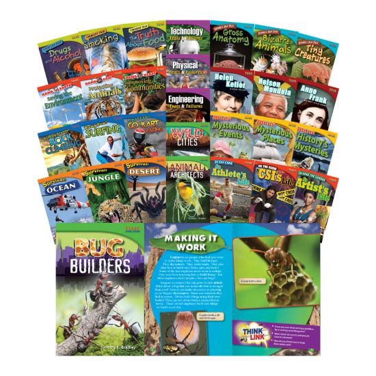 Picture of Teacher Created Materials TIME FOR KIDS Nonfiction Book Set, Set Of 30 Books, Grade 4