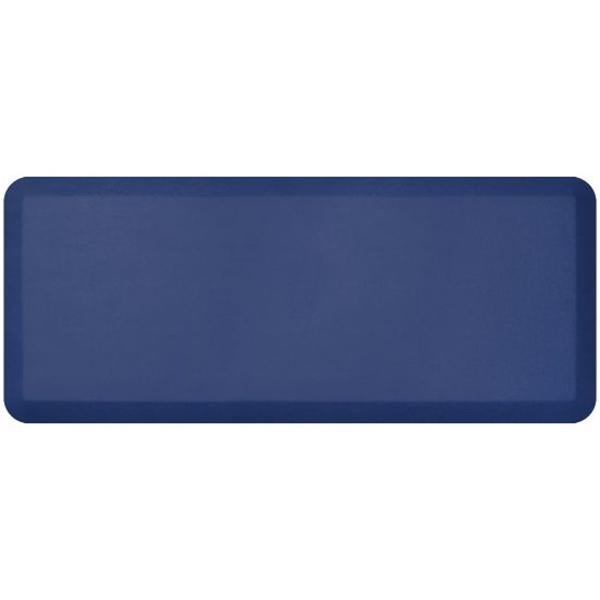 Picture of GelPro NewLife Designer Comfort Leather Grain Anti-Fatigue Floor Mat, 20in x 48in, Navy