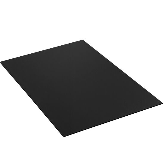 Picture of Partners Brand Plastic Corrugated Sheets, 48in x 48in, Black, Pack Of 10