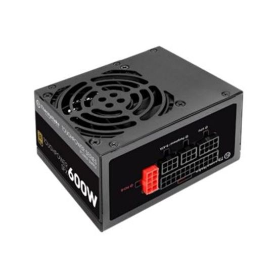 Picture of Thermaltake ToughPower SFX STP-600AH1FEG - Power supply (internal) - ATX12V 2.4/ SFX12V 3.3 - 80 PLUS Gold - AC 100-240 V - 600 Watt - active PFC - United States - black