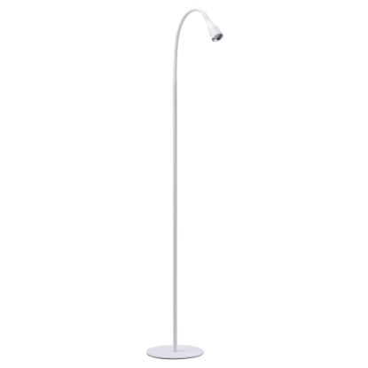 Picture of BLACK+DECKER LED Gooseneck Floor Lamp, 54inH, White